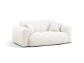 Sofa 2-osobowa Molino biała boucle