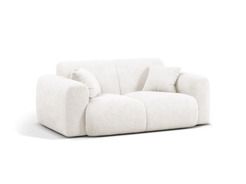 Sofa 2-osobowa Molino biała boucle