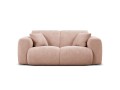 Sofa 2-osobowa Molino pudrowy róż boucle