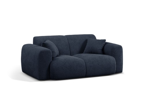 Sofa 2-osobowa Molino granatowa boucle