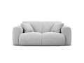 Sofa 2-osobowa Molino jasnoszara boucle