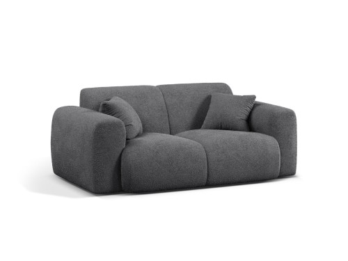 Sofa 2-osobowa Molino ciemnoszara boucle