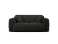 Sofa 2-osobowa Molino czarna boucle