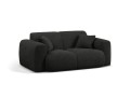 Sofa 2-osobowa Molino czarna boucle