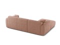 4-osobowa sofa narożna Molino pudrowy róż