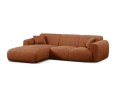 4-osobowa sofa narożna Molino brązowa