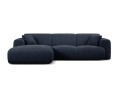 4-osobowa sofa narożna Molino granatowa