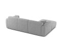 4-osobowa sofa narożna Molino jasnoszara