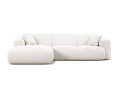4-osobowa sofa narożna Molino biała  