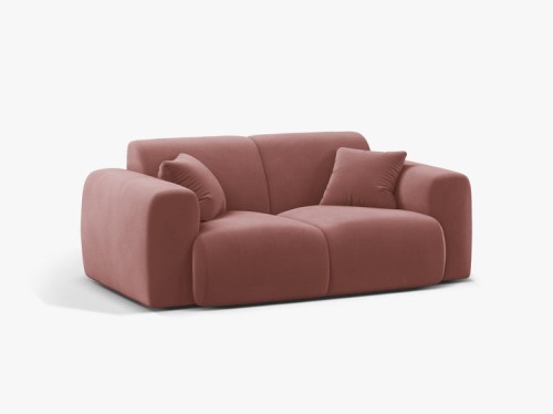 Sofa 2-osobowa Molino różowy aksamit