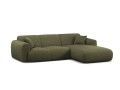 Sofa narożna 4-osobowa Molino zielony szenil