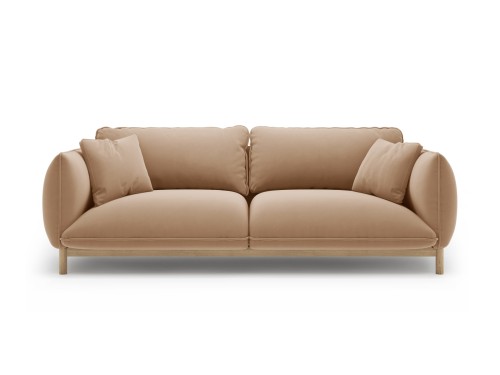 Sofa 3-osobowa Ada piaskowy aksamit