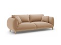 Sofa 3-osobowa Ada piaskowy aksamit