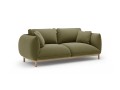 Sofa 2-osobowa Ada zielony aksamit