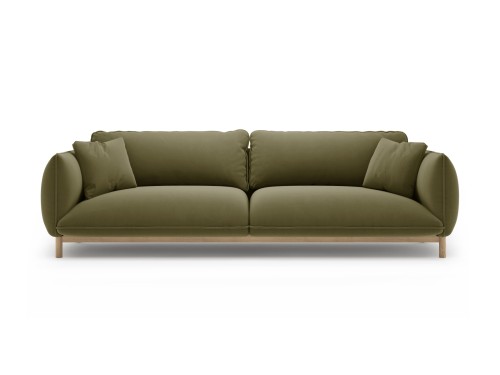 Sofa 4-osobowa Ada zielony aksamit