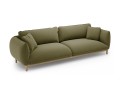 Sofa 4-osobowa Ada zielony aksamit