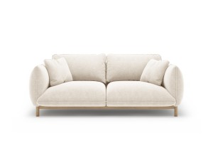 Sofa 2-osobowa Ada szenil w kolorze kości słoniowej