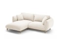 Sofa narożna Ada szenil w kolorze kości słoniowej