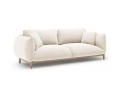 Sofa 3-osobowa Ada szenil w kolorze kości słoniowej