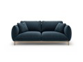 Sofa 2-osobowa Ada morski niebieski szenil