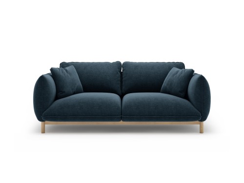Sofa 2-osobowa Ada morski niebieski szenil