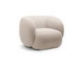 Fotel Kate w kolorze beżowego aksamitu