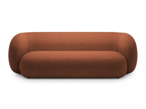 Sofa 3-osobowa Kate tkanina Bouclé w kolorze terakoty