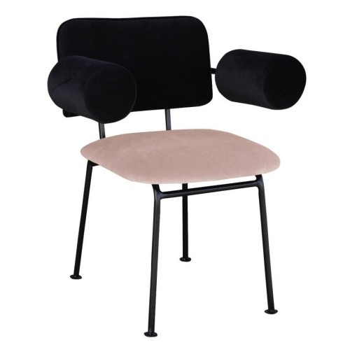 Krzesło z podłokietnikami z wałeczków Bee