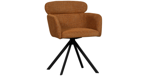 Krzesło obrotowe FENNE pomarańczowy