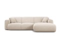 Sofa narożna 4-osobowa Molino jasno-beżowy szenil