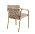 Krzesło ogrodowe z podłokietnikami Kalimera naturalny