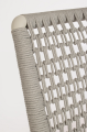 Krzesło ogrodowe z podłokietnikami Maddox piaskowy