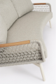 Sofa ogrodowa 3-osobowa Eulero piaskowy