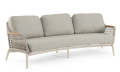 Sofa ogrodowa 3-osobowa Eulero piaskowy