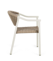 Krzesło ogrodowe z podłokietnikami Canarias piaskowy