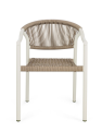 Krzesło ogrodowe z podłokietnikami Canarias piaskowy