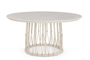 Stół ogrodowy okrągły Lanai Ø 150 cm piaskowy