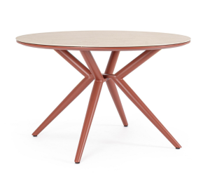 Stół ogrodowy okrągły Cabas Ø 120 cm terra