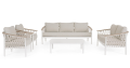 Sofa ogrodowa 3-osobowa Fenix piaskowy