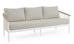 Sofa ogrodowa 3-osobowa Fenix piaskowy