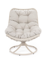 Fotel ogrodowy obrotowy Azores piaskowy