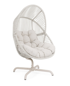 Fotel ogrodowy obrotowy Palawan piaskowy