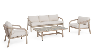 Zestaw mebli ogrodowych Kalimera piaskowy 