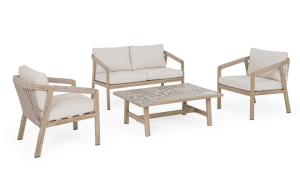 Zestaw mebli ogrodowych Kalimera piaskowy  