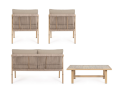 Zestaw mebli ogrodowych Kalimera naturalny
