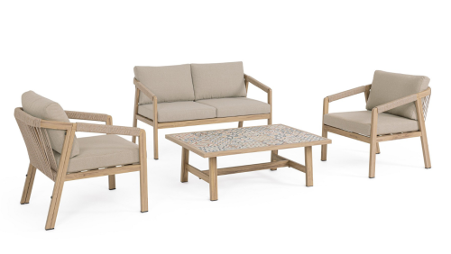 Zestaw mebli ogrodowych Kalimera naturalny