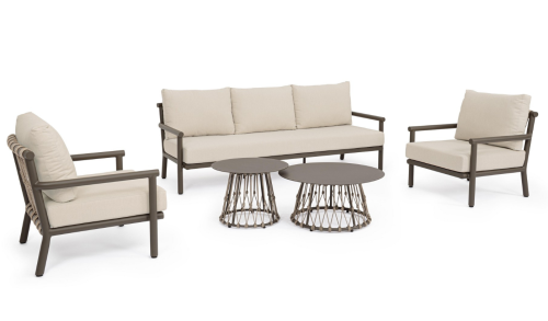 Zestaw mebli ogrodowych Lanai kawowy