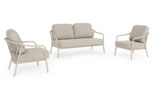 Zestaw mebli ogrodowych Edvige piaskowy