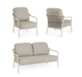 Zestaw mebli ogrodowych Edvige piaskowy
