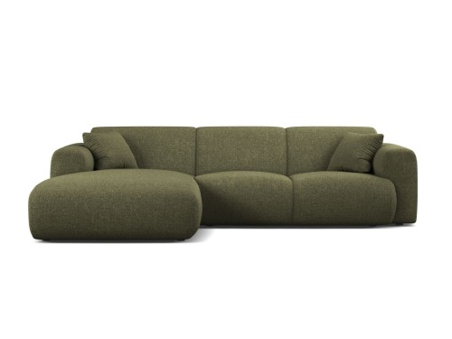 Sofa narożna 4-osobowa Molino zielony szenil